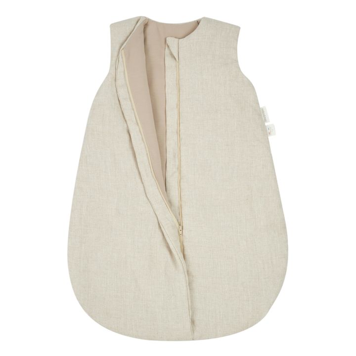 Baby Sleeping Bag - French Linen | Oatmeal- Product image n°3