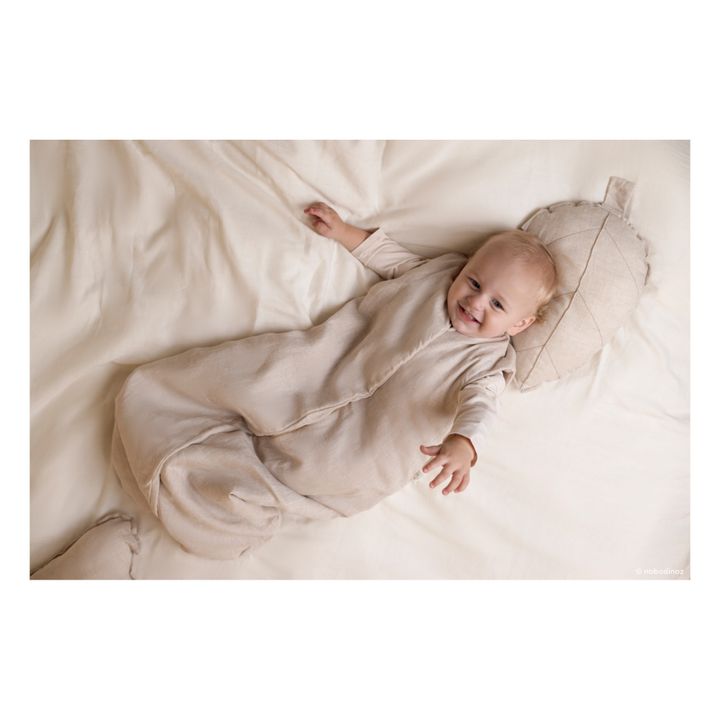 Baby Sleeping Bag - French Linen | Oatmeal- Product image n°2