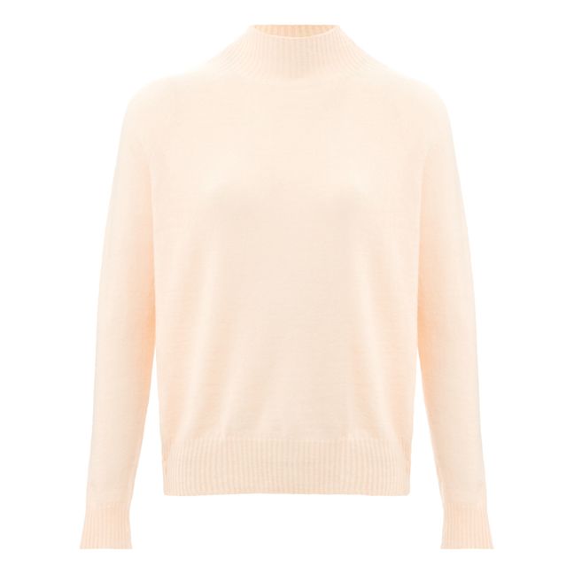 Garofano Merino Wool and Mohair Jumper | Powder