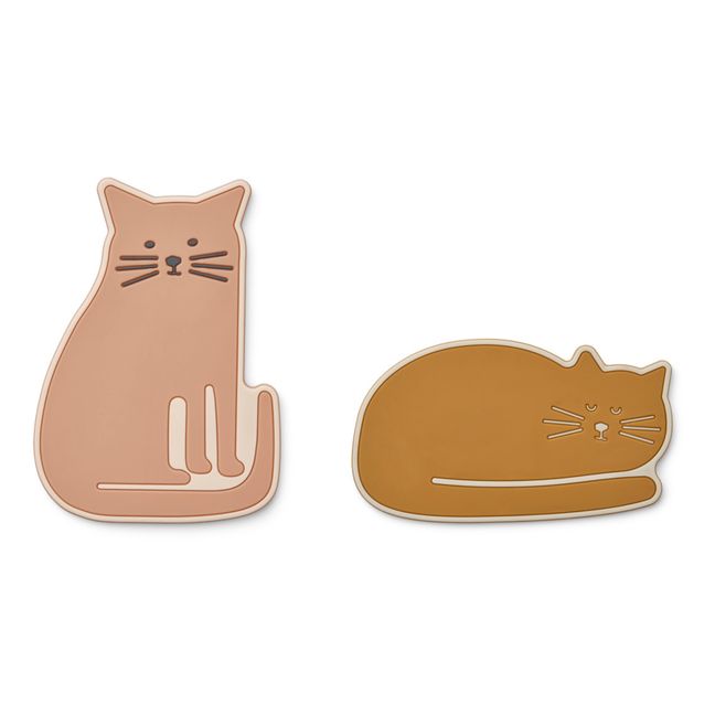 Anneaux de dentition Gia en silicone - Set de 2 | Nude