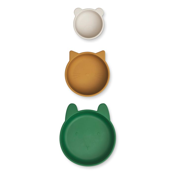 Eddie Silicone Bowls - Set of 3 | Green- Product image n°4