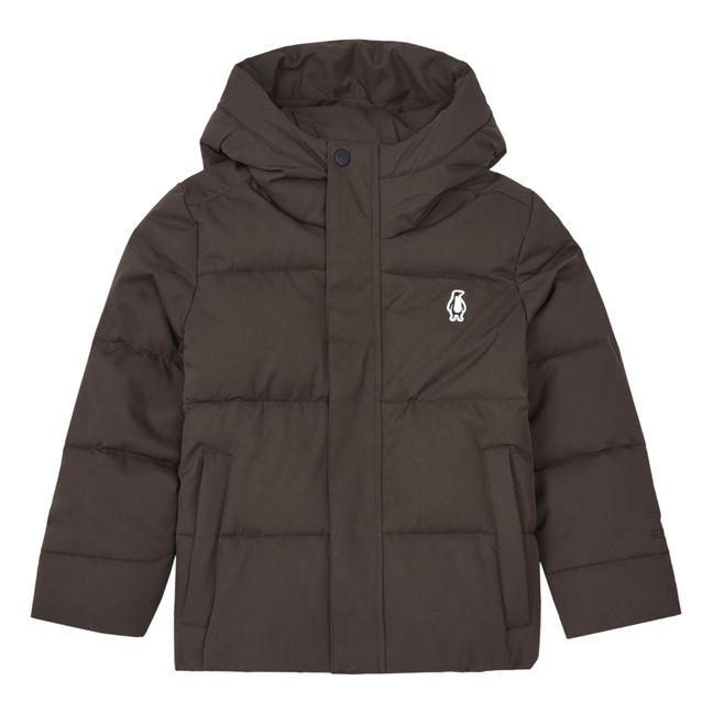 Dragon Eye Puffer Jacket | Camel