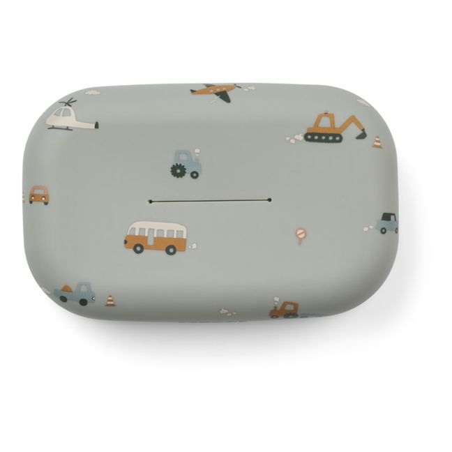 Oline Silicone Baby Wipe Cover | Grey blue
