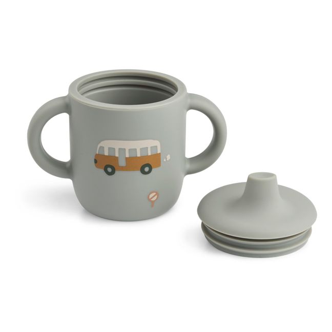 Neil Silicone Learning Cup | Grey blue
