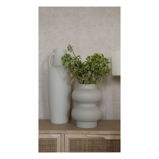 Vaso, modello: Double, in ceramica | Bianco