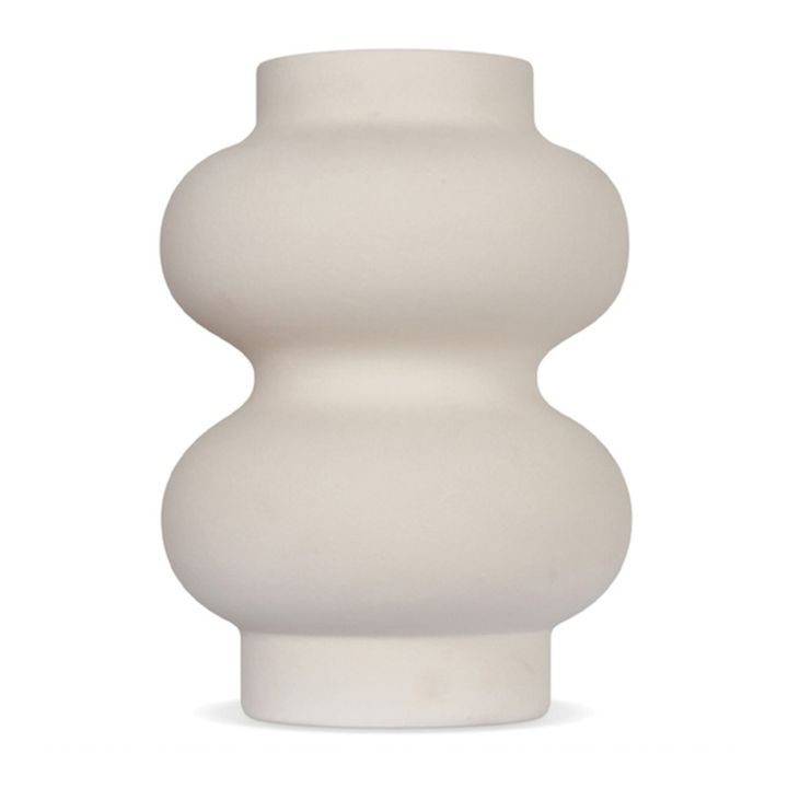 Vase Double en céramique | Blanc- Image produit n°0