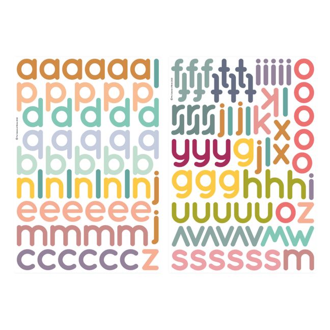 Magnetisches Alphabet - 125 Buchstaben in Druckschrift
