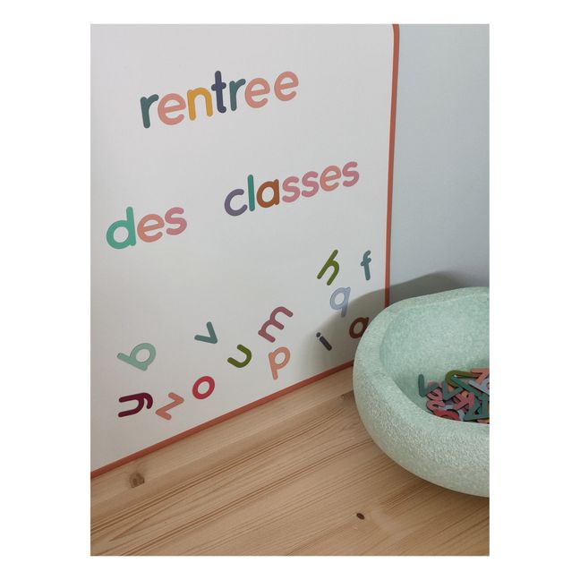 Alphabet magnétique - 125 Lettres Scriptes
