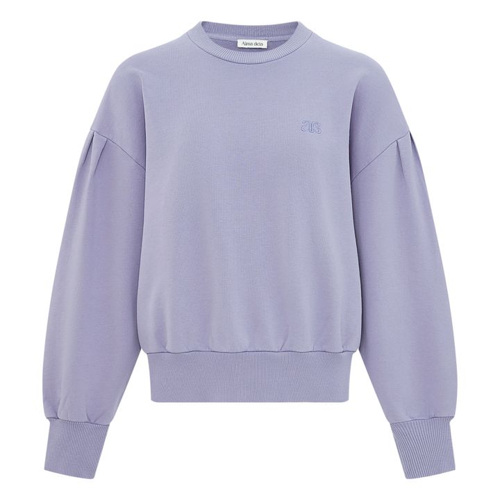 Organic Cotton Fleece Sweatshirt | Ice Blue- Product image n°0