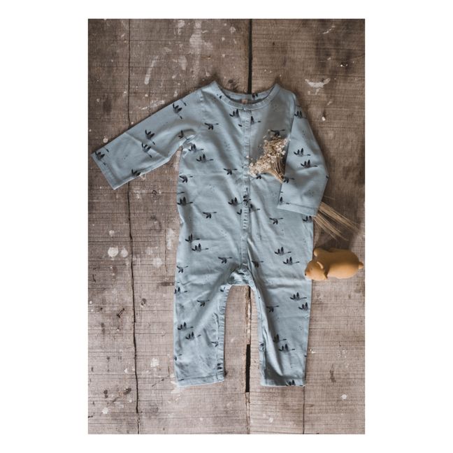 Pyjama aus Jersey Pia Gans | Hellblau