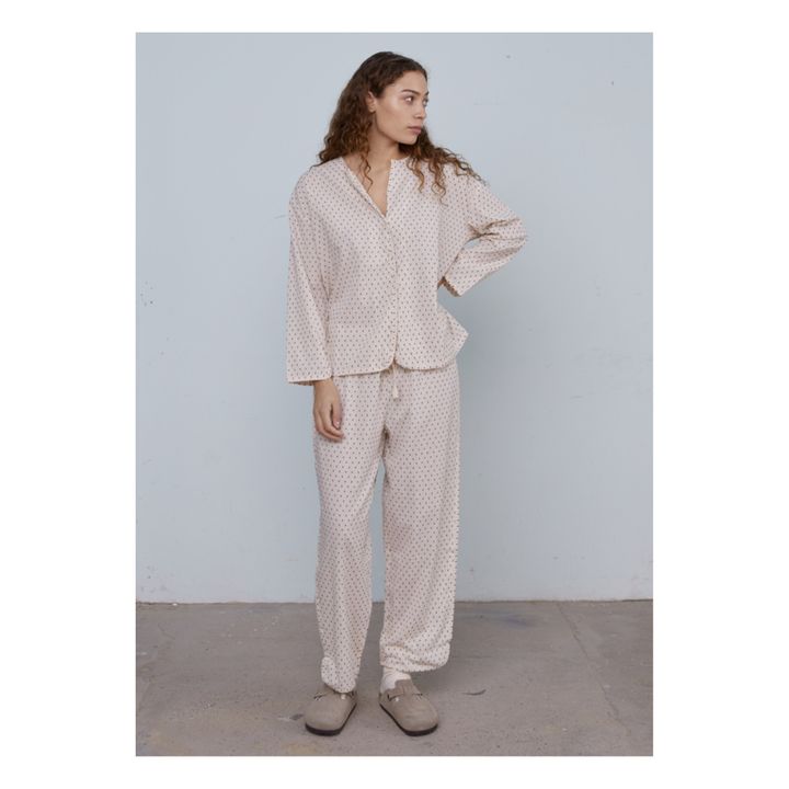 Pyjamas Dash Coton Bio | Rose pâle- Image produit n°1
