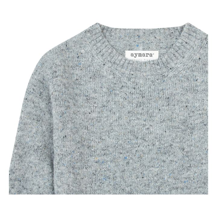 Oliver Alpaca and Merino Wool Jumper | Grigio- Immagine del prodotto n°1