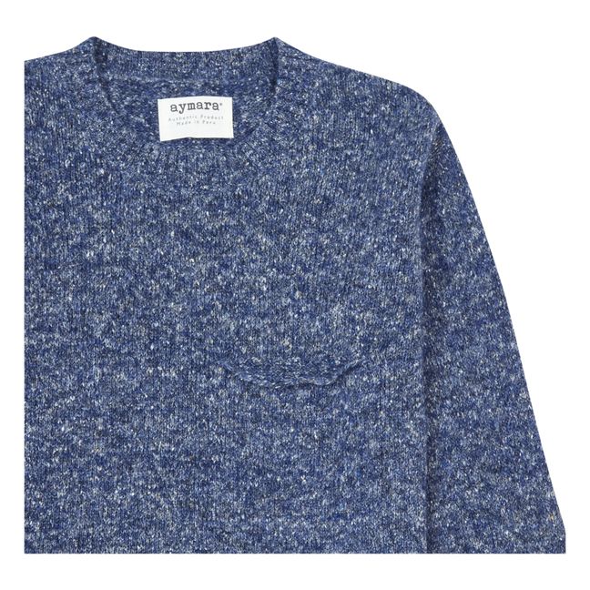 Kiko Alpaca and Merino Wool Jumper  | Blu marino