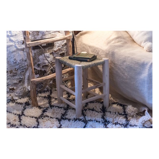 Tabouret en bois - 45 x 35 cm