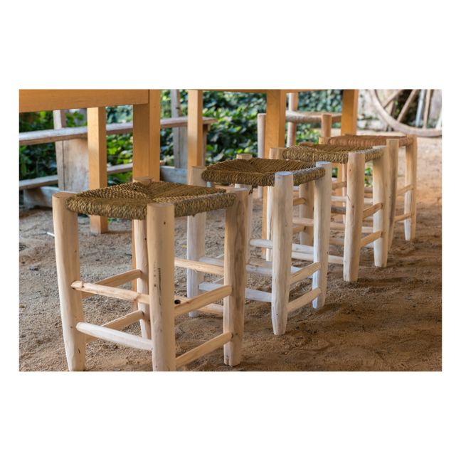 Taburete de madera 45 cm