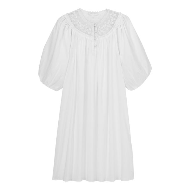 Saffron Nightgown | White