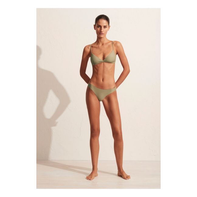 Haut de Maillot Tri Crop | Sauge