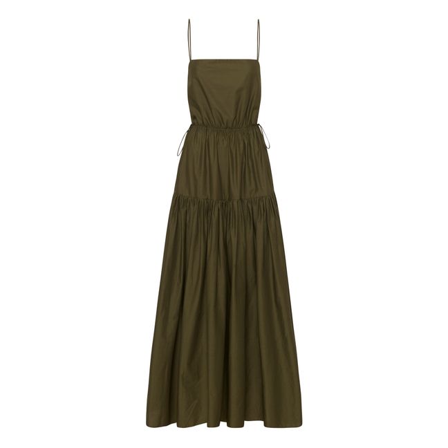 Abito Drop Waist | Verde militare
