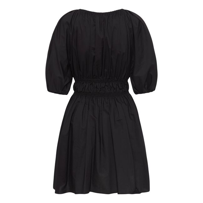 Shired Plunge Mini Dress | Black