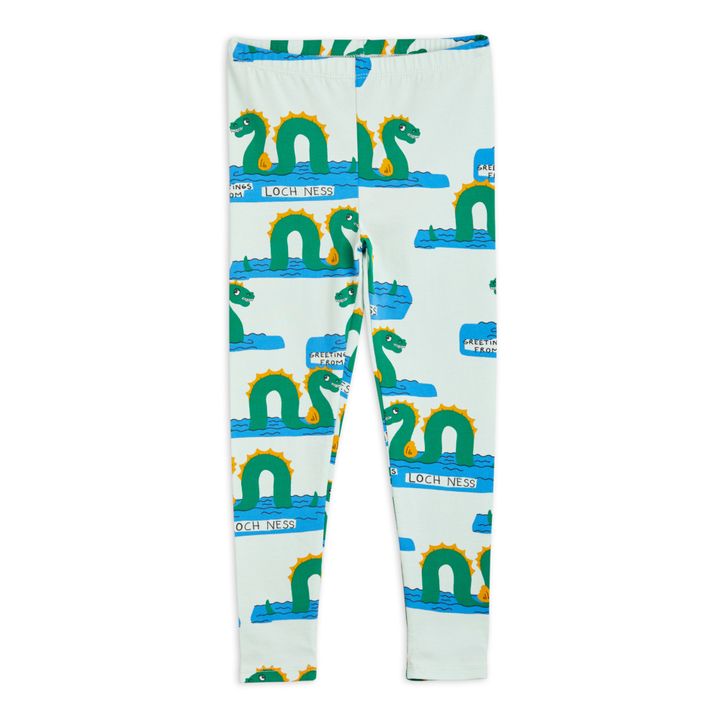 Organic Cotton Loch Ness Leggings | Green water- Product image n°0