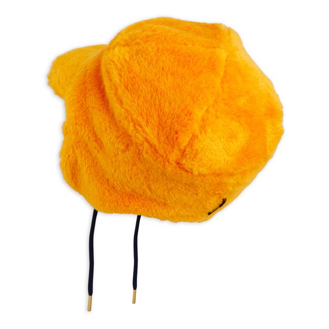 Chapka in Pelzoptik aus recyceltem Polyester | Orange