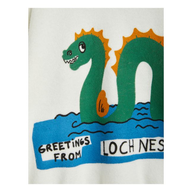 Sweatshirt Schwam aus Bio-Baumwolle Loch Ness | Seidenfarben