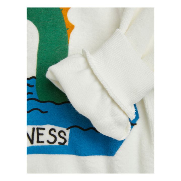 Organic Cotton Loch Ness Terry Cloth Sweatshirt | Ecru- Product image n°4