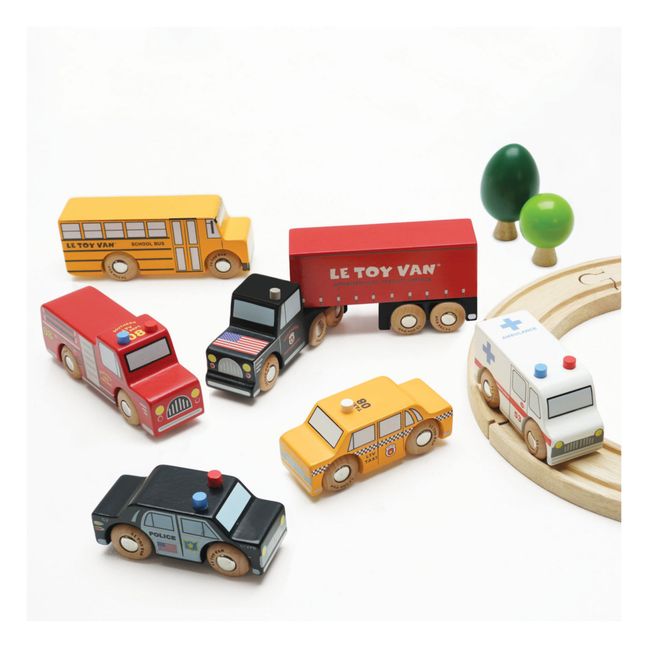 Set Holzautos New York