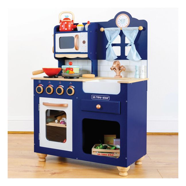 Oxford Wooden Play Kitchen | Navy blue