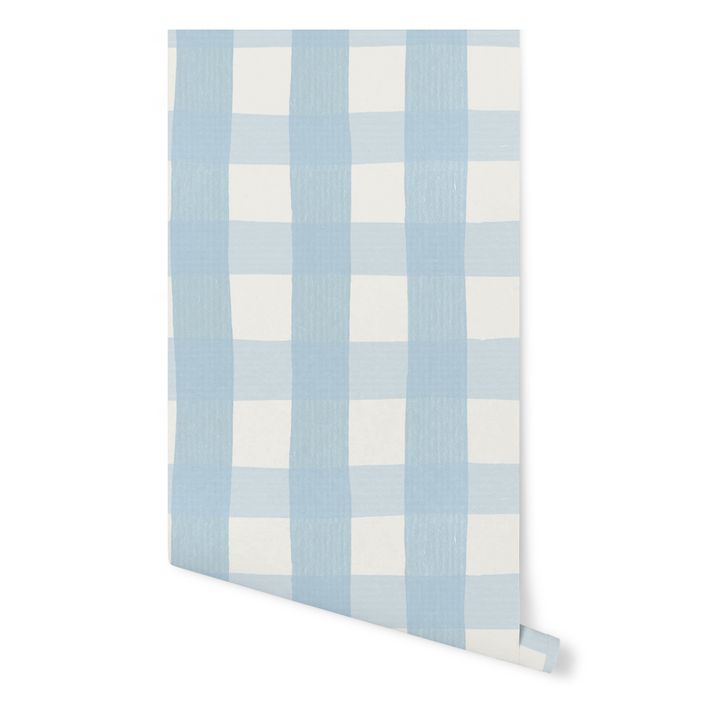 Tapete Vichy | Blau- Produktbild Nr. 1