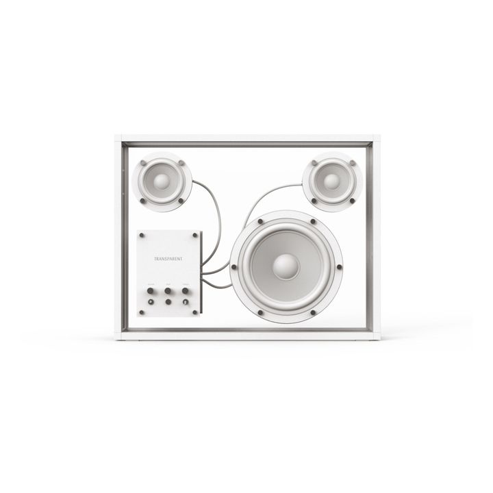 Lautsprecher aus Einscheiben-Sicherheitsglas | Weiß- Produktbild Nr. 0