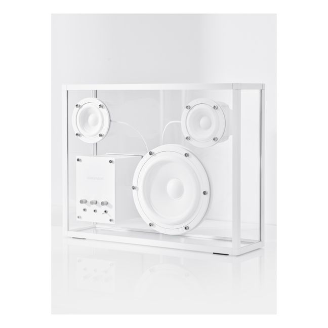 Tempered Glass Speaker | White