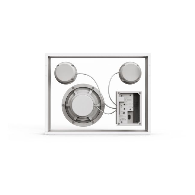 Tempered Glass Speaker | White