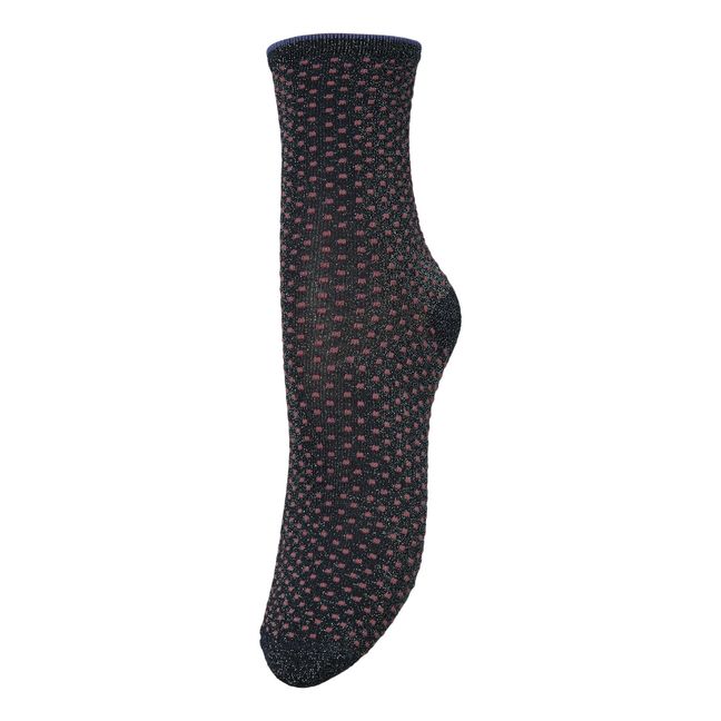 Chaussettes Dina Small Dots | Navy