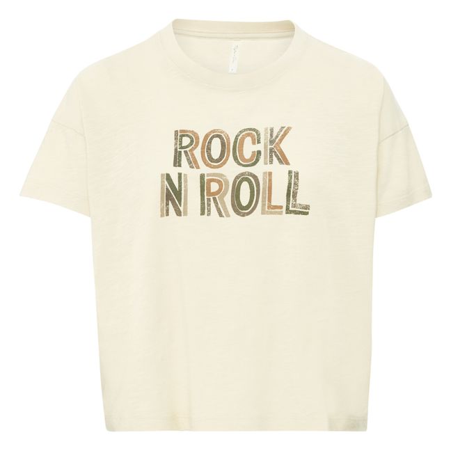 Rock 'n' Roll T-shirt - Women's Collection  | Ecru
