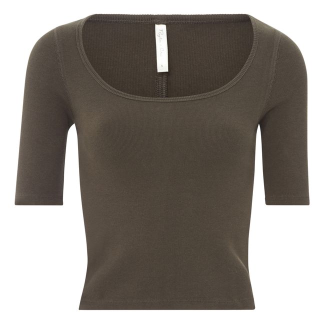 Ribbed T-shirt - Women’s Collection  | Nero