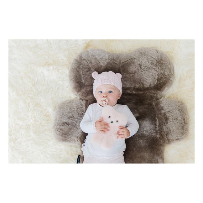Sheepskin Bear Rug  | Taupe brown