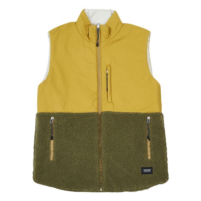 Mountain Reversible Vest | Olive green