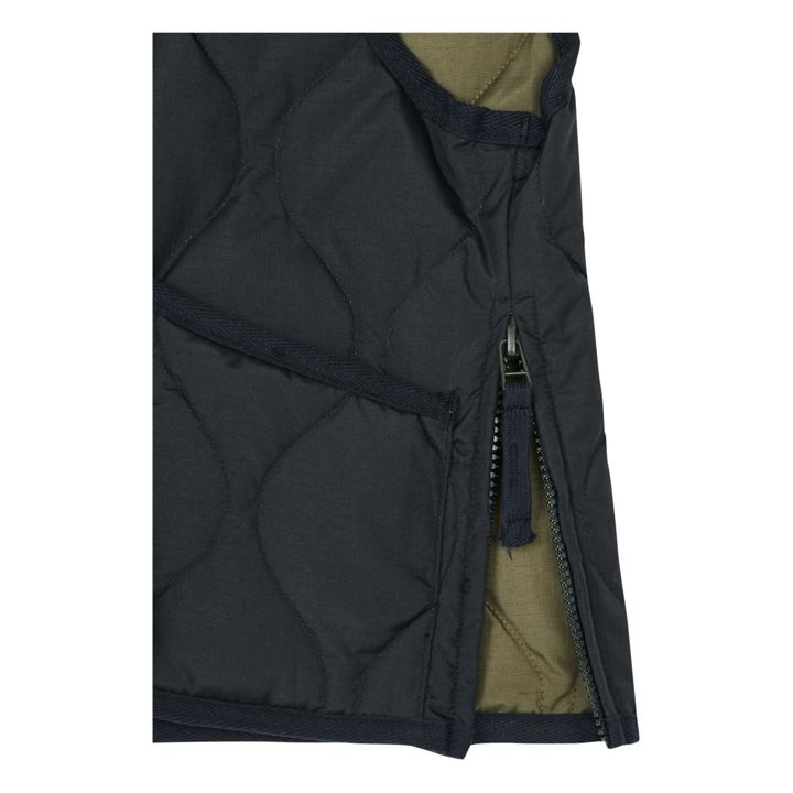 Military Quilted Vest | Black- Product image n°1