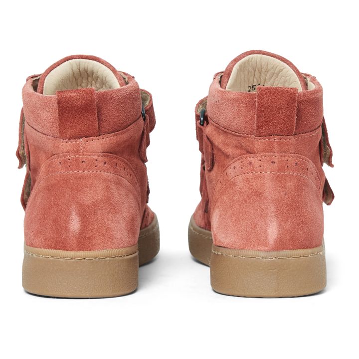 Nubuck Velcro Sneakers | Pink- Product image n°2