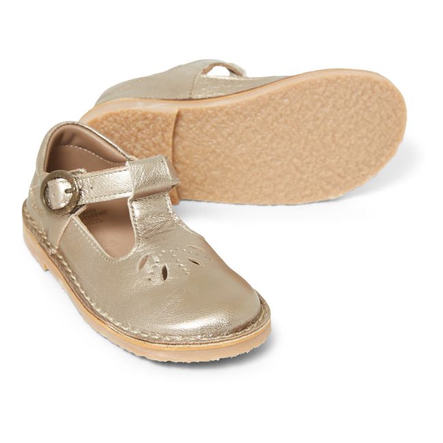 Little Mary Kid Shoe Sandale Salome Bronze Barbade 