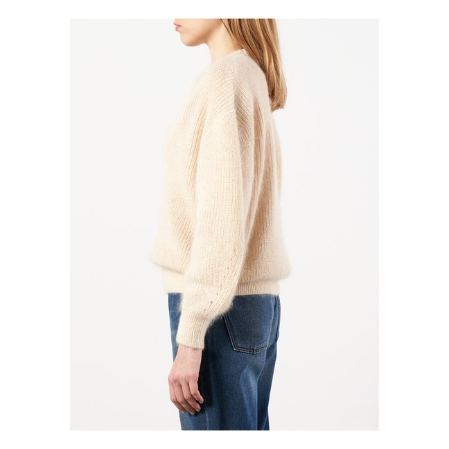 Pullover Usev aus Mohair und Bio-Baumwolle - Damenkollektion  | Seidenfarben