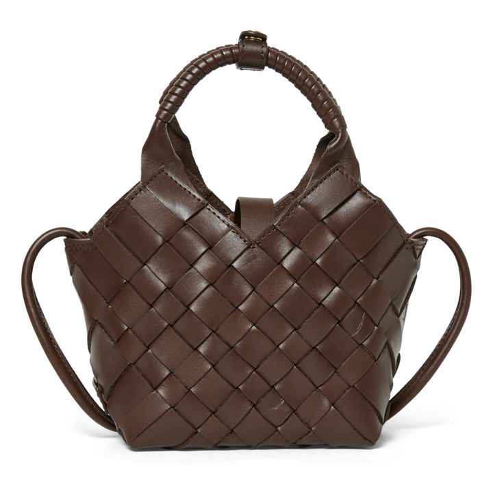 Misu Mini Leather Bag | Cioccolato- Immagine del prodotto n°2