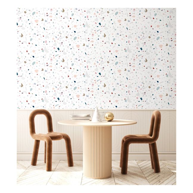 Traditional Granite Wallpaper | White