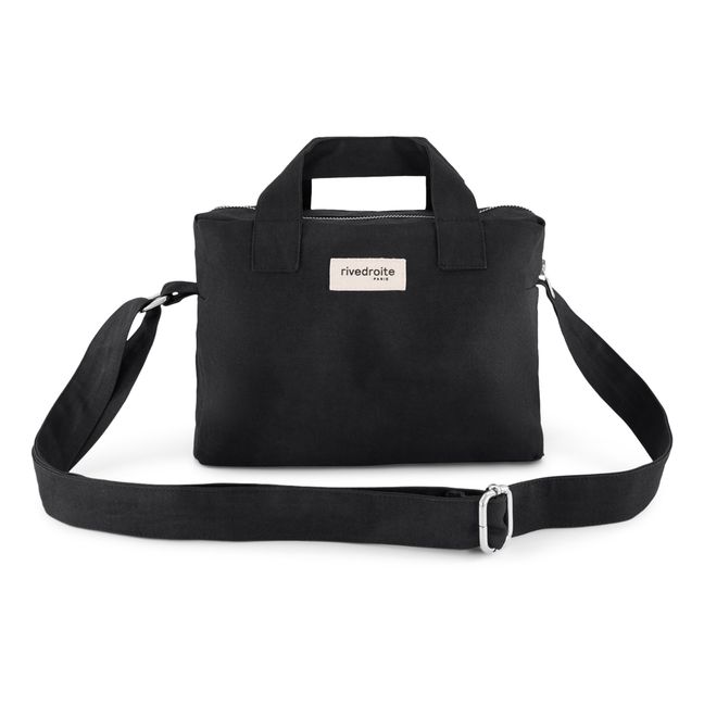 Mini Sauval Water Resistant Coated Leather Bag | Negro