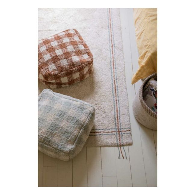 Gingham Pouffe | Toffee