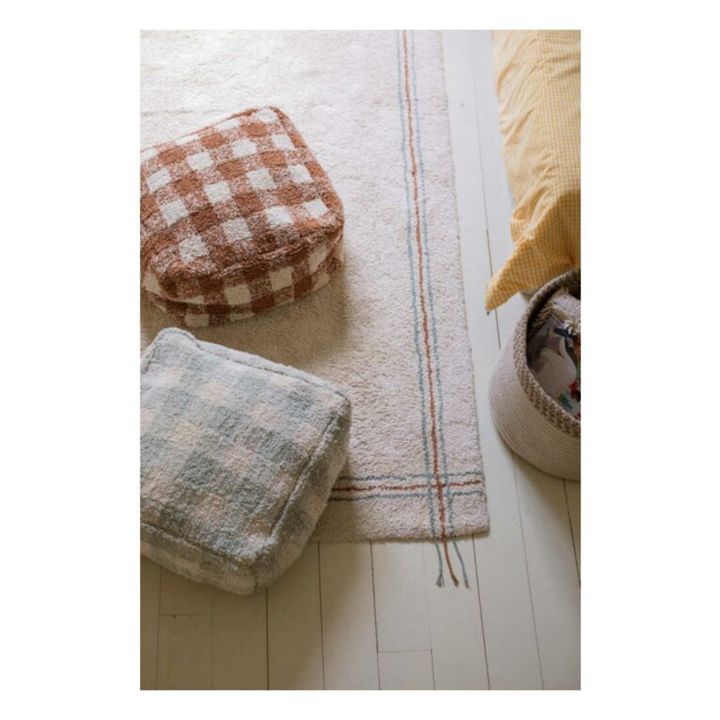Gingham Pouffe | Sage- Product image n°1