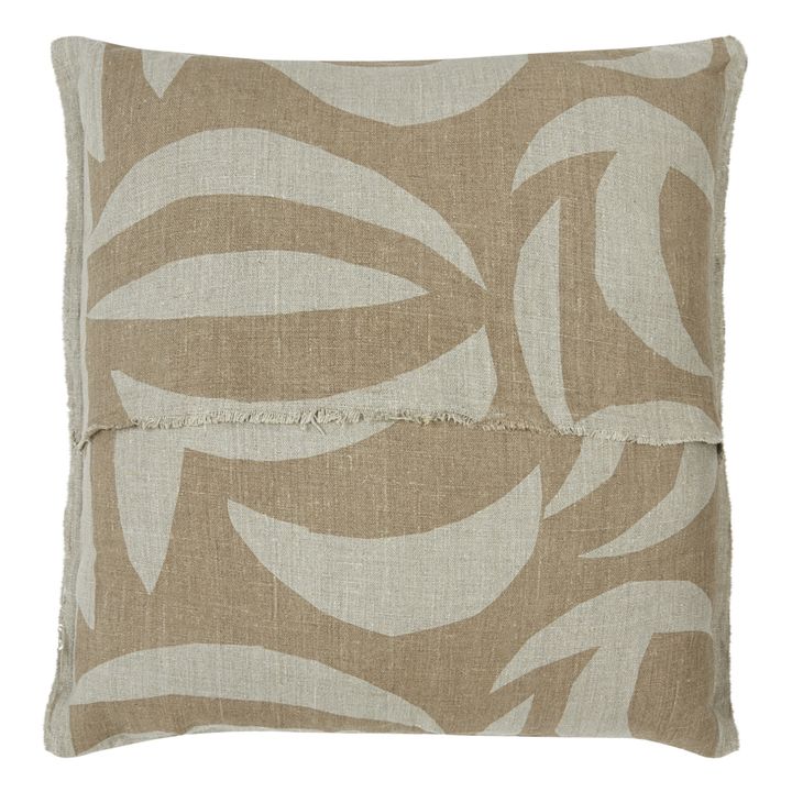 Carob Square Linen Cushion- Produktbild Nr. 2