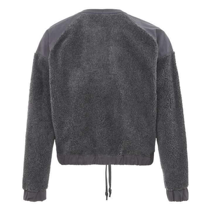 Sari Sherpa Sweatshirt | Grau Meliert- Produktbild Nr. 1
