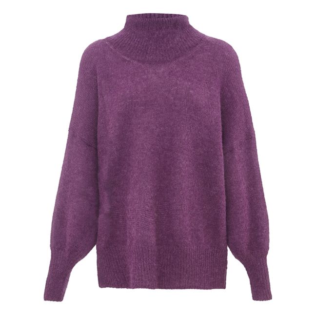 Pull Vegas Alpaga et Mohair | Violet